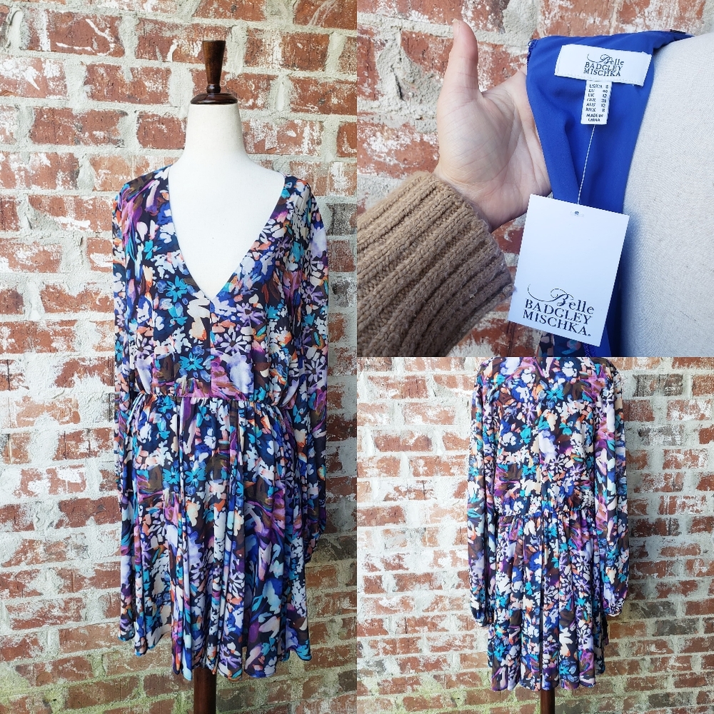 New Belle Bagdley Mischka dress size 8